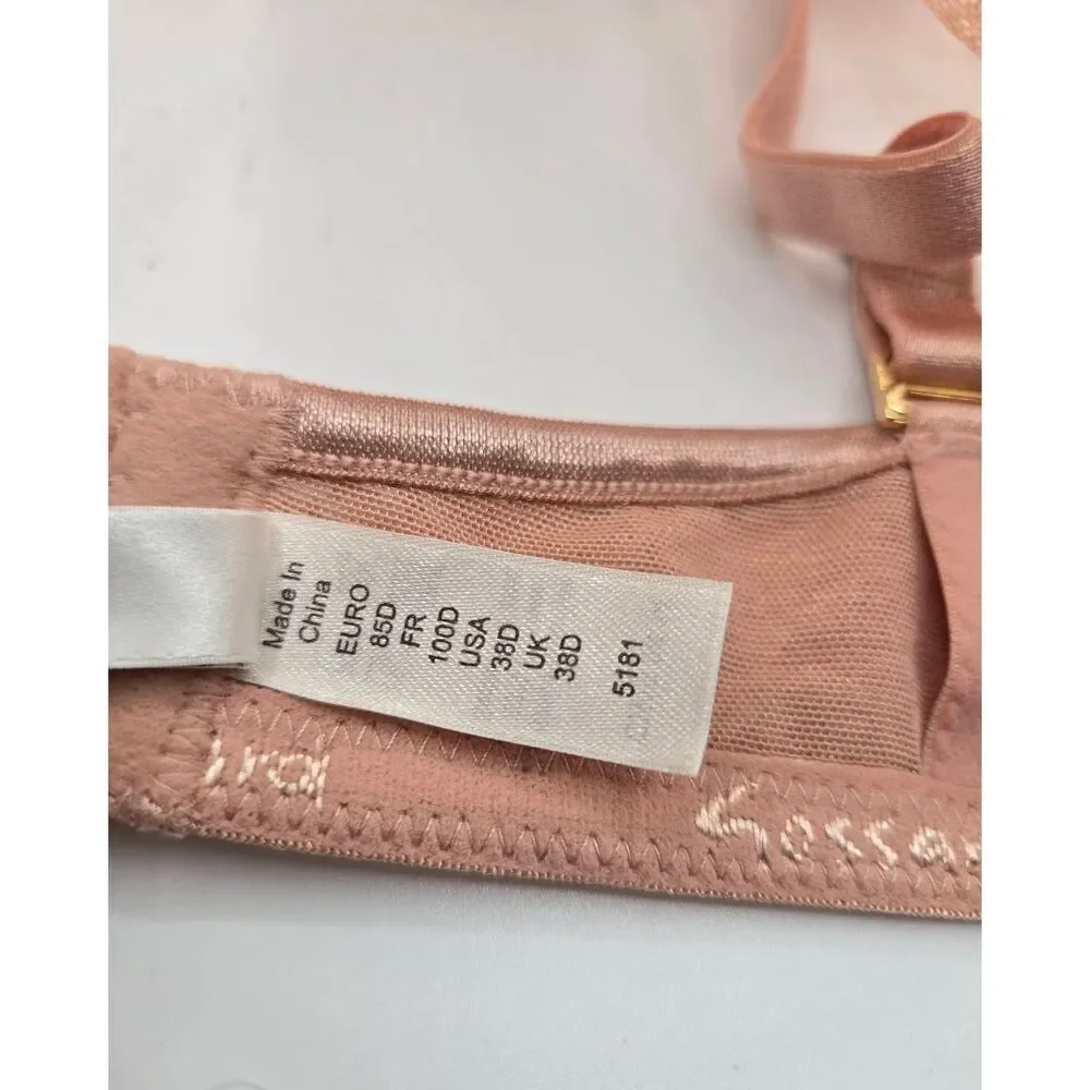 Gossard Sheer Bra Size 38D Underwire